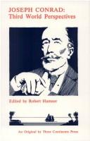 Cover of: Joseph Conrad: Third World Perspectives (Critical Perspectives)