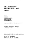 Cover of: Thanatology course outlines