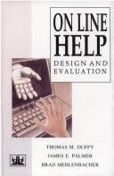 Cover of: Online help: design and evaluation