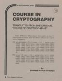 Course in cryptography by Marcel Givierge
