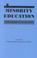Cover of: Minority Education: Anthropological Perspectives (Contemporary Studies in Social and Policy Issues in Education: The David C. Anchin Center Series)