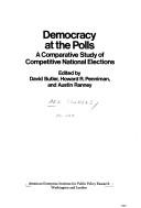 Cover of: Democracy at the Polls by David Butler