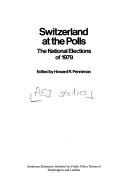 Cover of: Switzerland at the polls: the national elections of 1979