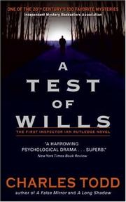 Cover of: A Test of Wills (Inspector Ian Rutledge Mysteries)