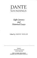 Cover of: Dante soundings: eight literary and historical essays