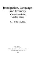 Cover of: Immigration, Language, and Ethnicity by Barry R. Chiswick