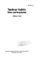 Cover of: Nuclear safety: risks and regulation