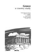 Cover of: Greece: a country study