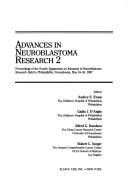 Cover of: Advances in neuroblastoma research 2 by 