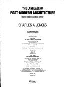 The language of post-modern architecture by Charles Jencks