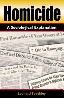Cover of: Homicide: A Sociological Explanation