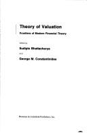cover of Theory of Valuation