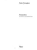 Cover of: Postmodern, the architecture of the postindustrial society