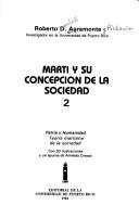 Cover of: Martí y su concepción de la sociedad