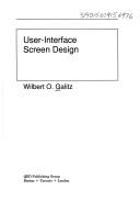 Cover of: User-interface screen design