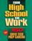 Cover of: From High School to Work