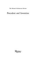 Cover of: Precedent and invention | 