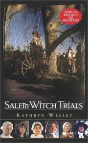 Cover of: Salem witch trials by Kathryn Wesley