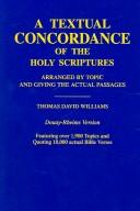 Cover of: A textual concordance of the Holy Scriptures