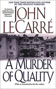 Cover of: A Murder of Quality by John le Carré