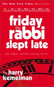 Cover of: Friday the Rabbi Slept Late (Rabbi Small Mystery)