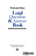 Cover of: Legal Question & Answer Book
