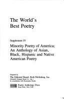 Cover of: Worlds Best Poetry: Supplement IV Minority Poetry of America (The World's best poetry)