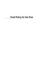 Cover of: Food Policy for the Poor: Expanding the Research Frontiers: Highlights from 30 Years of Ifpri Research