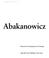 Cover of: Magdalena Abakanowicz