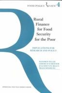 Cover of: Rural Finance for Food Security of the Poor: Implications for Research and Policy (Food Policy Review, 4)