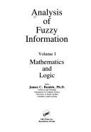 Cover of: Analysis of Fuzzy Information by James C. Bezdek