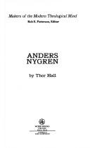 Cover of: Anders Nygren by Thor Hall, Thor Hall