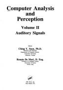Cover of: Computer analysis and perception