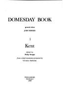 Cover of: Kent (Domesday Books (Phillimore)) by John Morris