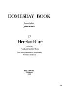 Cover of: Herefordshire (Domesday Books (Phillimore)) | John Morris