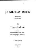 Cover of: Lincolnshire (Domesday Books (Phillimore))