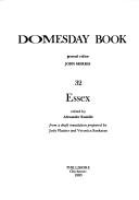 Cover of: Essex (Domesday Books (Phillimore))