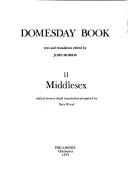Cover of: Middlesex (Domesday Books (Phillimore))