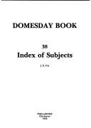 Domesday book by J. McN Dodgson, J. McN Dodgson, J. J. N. Palmer