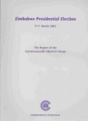 Cover of: Zimbabwe presidential election: 9-11 March 2002
