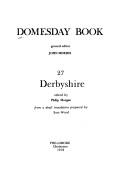 Cover of: Derbyshire (Domesday Books (Phillimore))