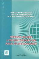 Cover of: Personnel records: a strategic resource for public sector management : (with case studies from Uganda, Ghana and Zimbabwe)