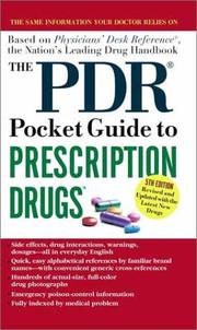 Cover of: The PDR Pocket Guide to Prescription Drugs by Medical Economics Co.