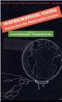 Cover of: Mathematical Vistas: Papers from the Mathematics Section (Annals of the New York Academy of Sciences, Vol 607)