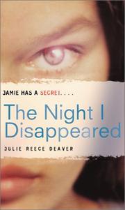 Cover of: The night I disappeared