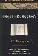Cover of: TOTC: Deuteronomy (Tyndale Commentaries Series)