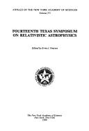 Cover of: Fourteenth Texas Symposium on Relativistic Astrophysics by Texas Symposium on Relativistic Astrophysics (14th 1988 Dallas, Tex.)