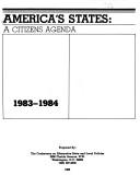 Cover of: America's states: a citizens agenda, 1983-1984