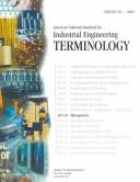 Cover of: Terminology by Engineering and Management Pre