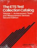 Cover of: The ETS Test Collection catalog by compiled by Test Collection, Educational Testing Service.
